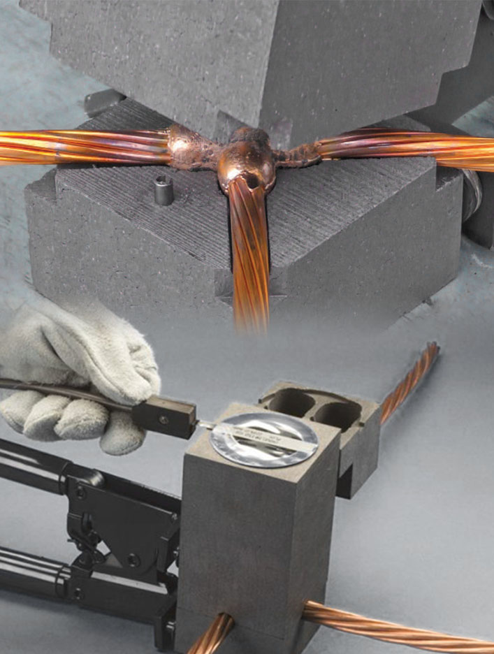 Exothermic Welding Molds for Permanent Electrical Grounding Connections